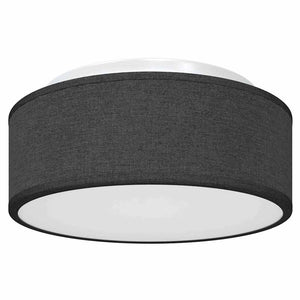 Vidaxl plafonnière met schijnwerpers zwart 30 x 30 x 13,5 cm stof