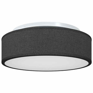 Vidaxl plafonnière met schijnwerpers zwart 38 x 38 x 13,5 cm stof