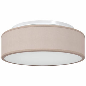 Vidaxl plafonnière met schijnwerpers taupe 38 x 38 x 13,5 cm stof