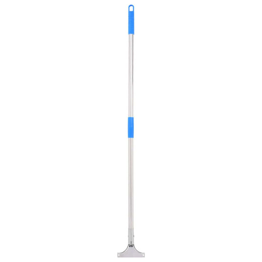 Vidaxl vloerwisser 45x122,5 cm staal en rubber