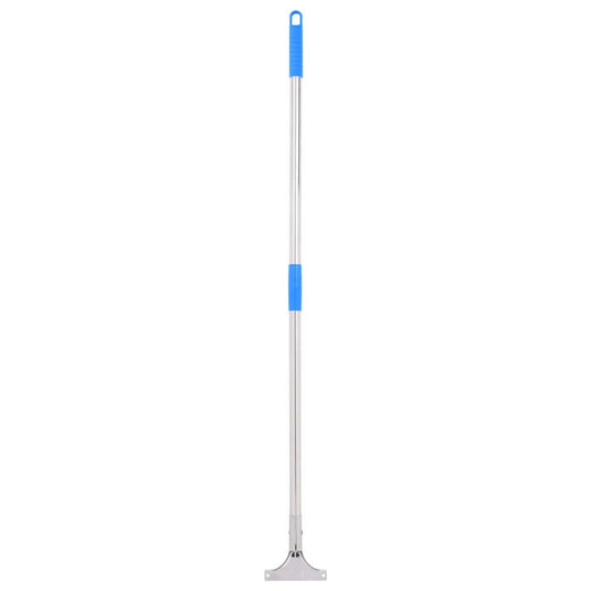 Vidaxl vloerwisser 75x122,5 cm staal en rubber
