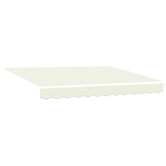 Vidaxl vervangingsdoek voor zonnescherm crème 330 x 195 cm polyester