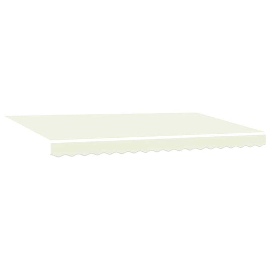 Vidaxl vervangingsdoek voor zonnescherm crème 380 x 195 cm polyester