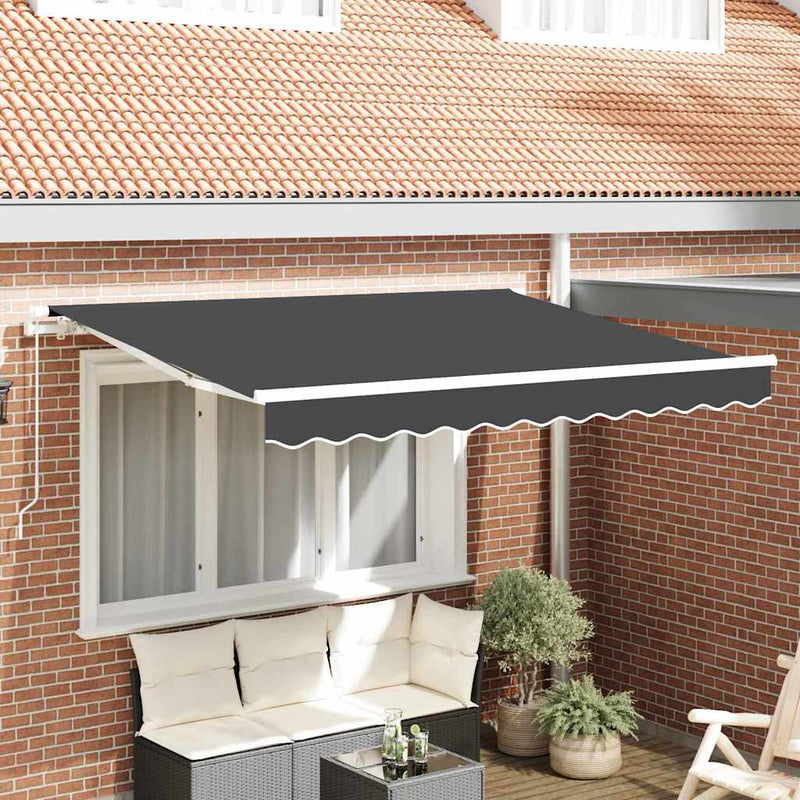 ギャラリービューアに画像をロードする, Vidaxl vervangingsdoek voor zonnescherm antraciet 280 x 195 cm
