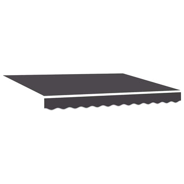 Vidaxl vervangingsdoek voor zonnescherm antraciet 280 x 195 cm