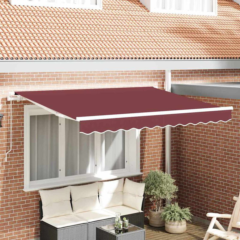 ギャラリービューアに画像をロードする, Vidaxl vervangingsdoek voor zonnescherm bordeauxrood 330 x 195 cm

