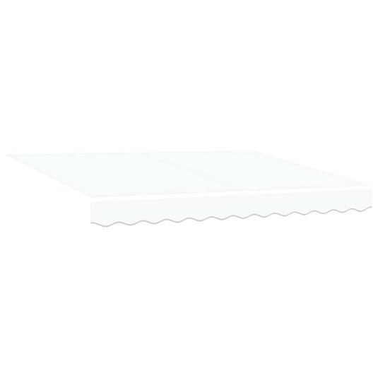 Vidaxl vervangingsdoek voor zonnescherm wit 330 x 245 cm polyester