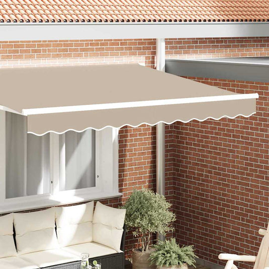Vidaxl markies valance beige 580 x 20 cm canvas