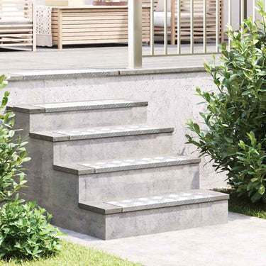 Vidaxl trap tread rechthoekig 10 pcs zilver 60 x 18 cm aluminium