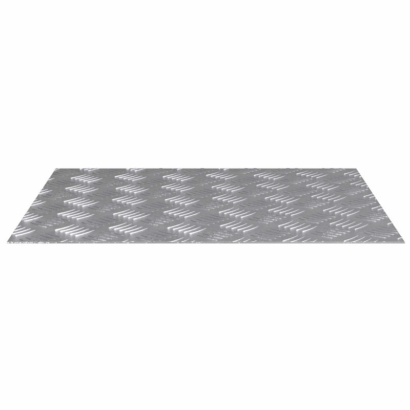 Afbeelding laden in galerijviewer, Vidaxl trap tread rechthoekig 4 pcs zilver 60 x 50 cm aluminium
