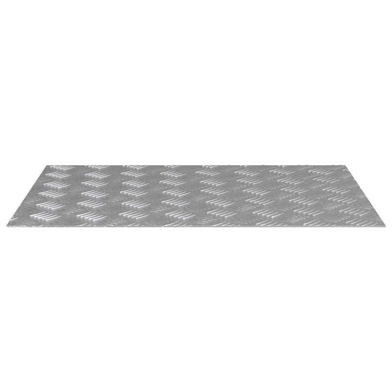 ギャラリービューアに画像をロードする, Vidaxl trap tread rechthoekig 2 pcs zilver 70 x 50 cm aluminium
