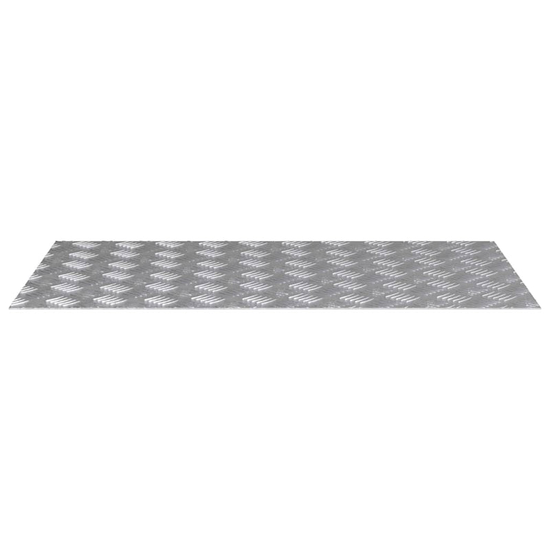 Afbeelding laden in galerijviewer, Vidaxl trap tread rechthoekig 4 pcs zilver 90 x 50 cm aluminium
