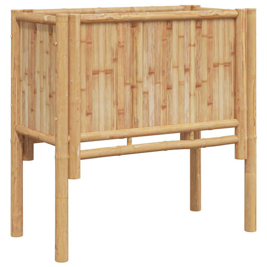 Vidaxl verhoogd bed bruin 70 x 35 x 70 cm bamboe