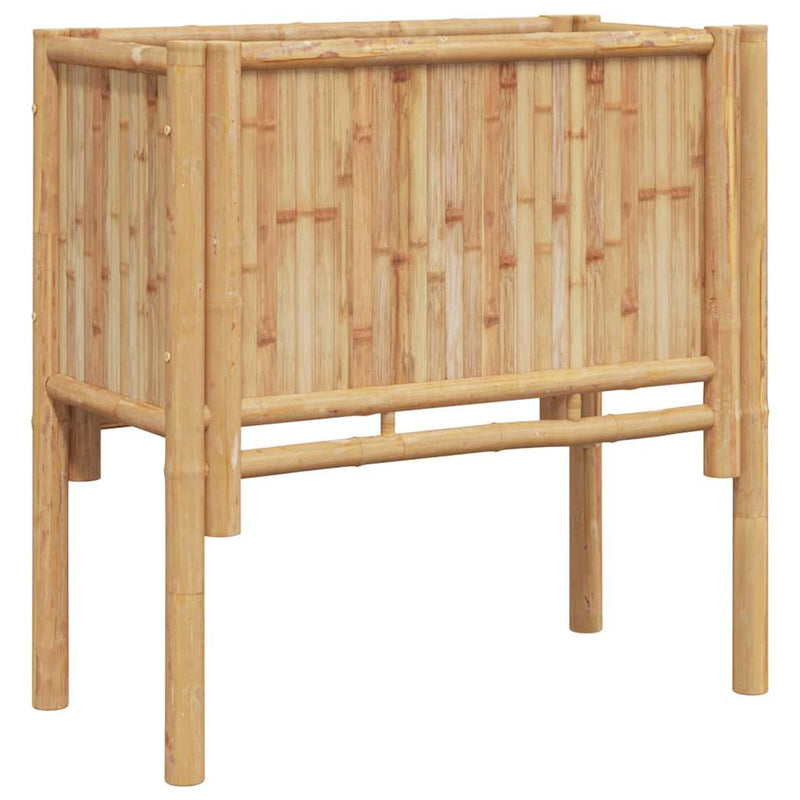 ギャラリービューアに画像をロードする, Vidaxl verhoogd bed bruin 70 x 35 x 70 cm bamboe
