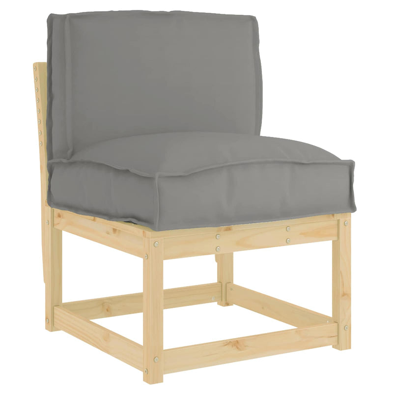 Afbeelding laden in galerijviewer, Vidaxl kussen grijs 50 x 40 x 12 cm oxford stof
