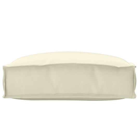 Vidaxl kussen crème 50 x 50 x 12 cm oxford stof