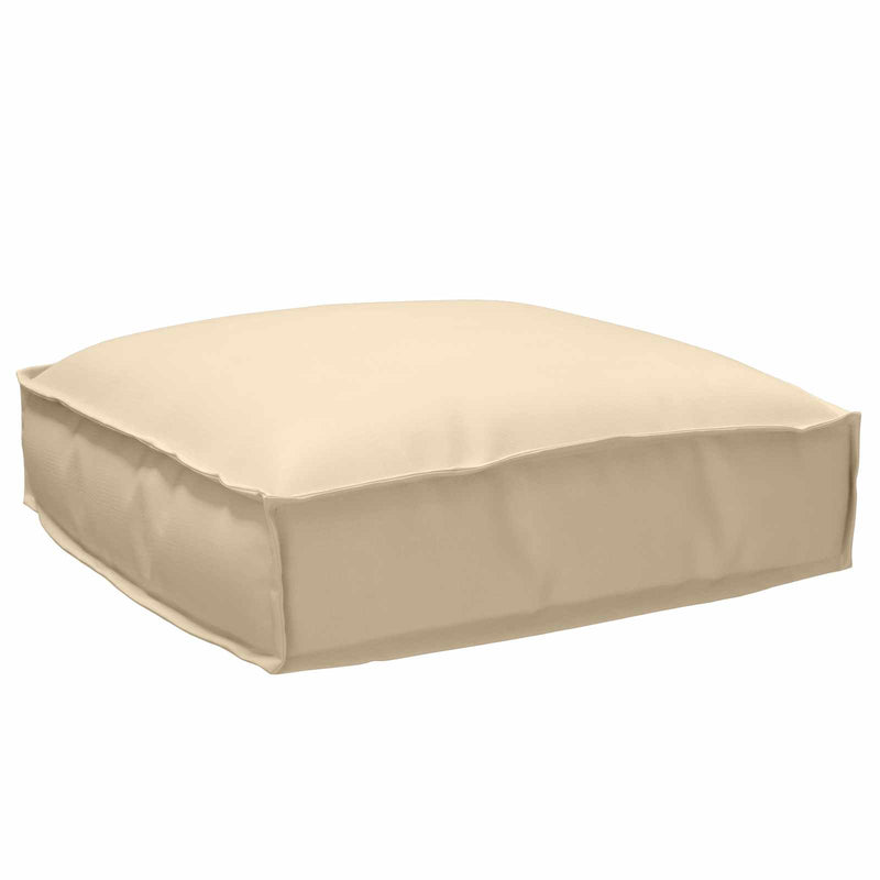 Afbeelding laden in galerijviewer, Vidaxl kussen beige 50 x 50 x 12 cm oxford stof
