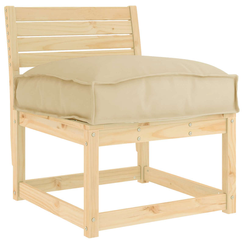 Afbeelding laden in galerijviewer, Vidaxl kussen beige 50 x 50 x 12 cm oxford stof
