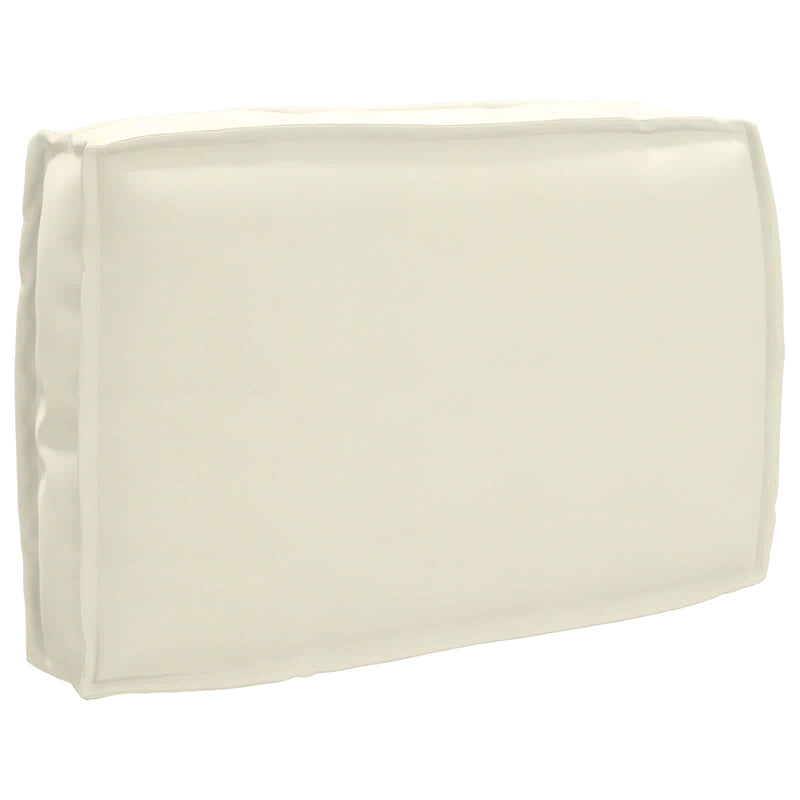 Afbeelding laden in galerijviewer, Vidaxl kussen crème 60 x 40 x 12 cm oxford stof

