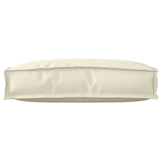 Vidaxl kussen crème 60 x 40 x 12 cm oxford stof