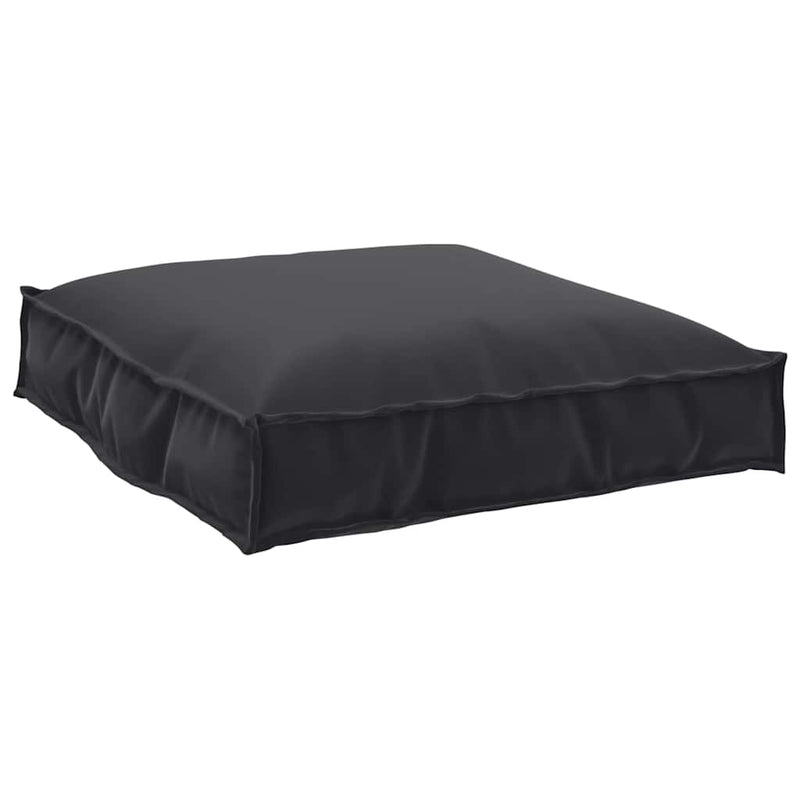 Afbeelding laden in galerijviewer, Vidaxl kussen zwart 70 x 70 x 12 cm oxford stof
