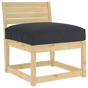 Vidaxl kussen zwart 70 x 70 x 12 cm oxford stof
