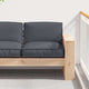 Vidaxl kussen antraciet 80 x 80 x 12 cm oxford stof