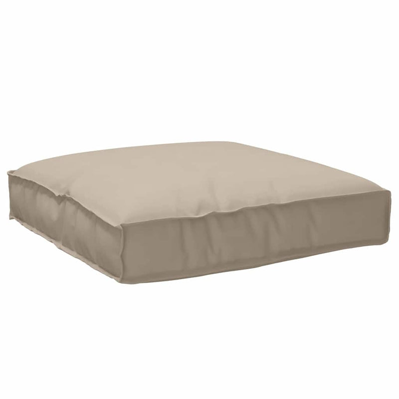 Afbeelding laden in galerijviewer, Vidaxl kussen taupe 80 x 80 x 12 cm oxford stof
