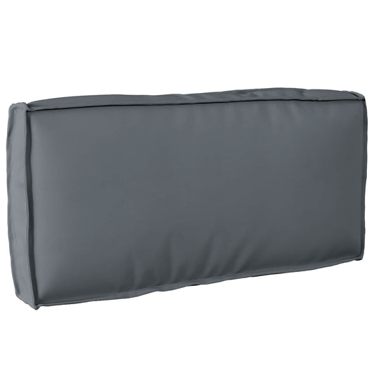 Vidaxl kussen antraciet 80 x 40 x 12 cm oxford stof