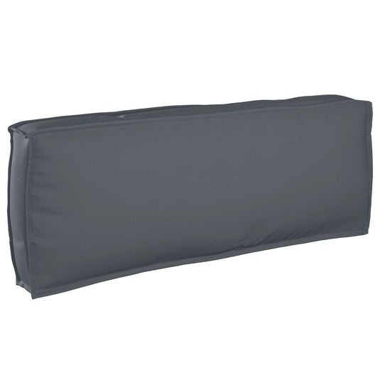 Vidaxl kussen antraciet 120 x 40 x 12 cm oxford stof