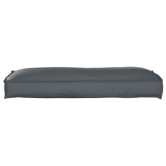 Vidaxl kussen antraciet 120 x 40 x 12 cm oxford stof