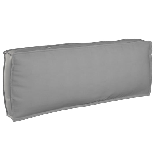 Vidaxl kussen grijs 120 x 40 x 12 cm oxford stof