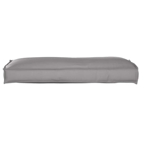 Vidaxl kussen grijs 120 x 40 x 12 cm oxford stof