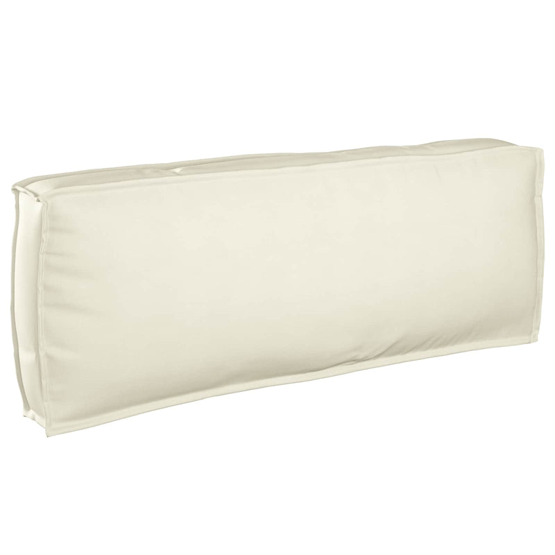 Afbeelding laden in galerijviewer, Vidaxl kussen crème 120 x 40 x 12 cm oxford stof
