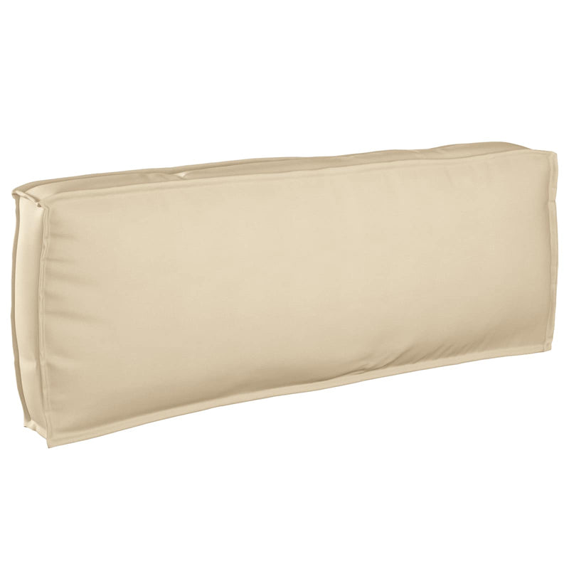 Afbeelding laden in galerijviewer, Vidaxl kussen beige 120 x 40 x 12 cm oxford stof
