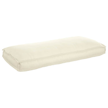 Vidaxl kussen crème 120 x 50 x 12 cm oxford stof