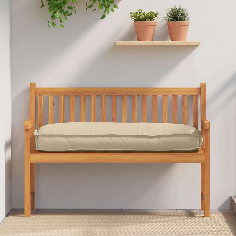 Afbeelding laden in galerijviewer, Vidaxl kussen beige 120 x 50 x 12 cm oxford stof
