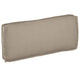 Vidaxl kussen taupe 120 x 50 x 12 cm oxford stof