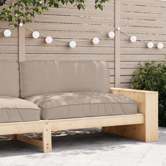 Vidaxl kussen taupe 120 x 80 x 12 cm oxford stof