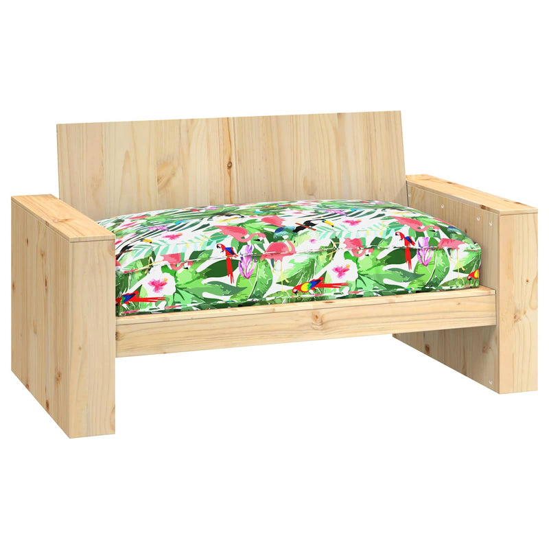Afbeelding laden in galerijviewer, Vidaxl kussen bloemen multikleur 120 x 80 x 12 cm oxford stof
