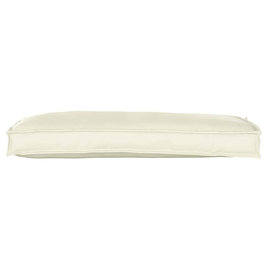 Vidaxl kussen crème 100 x 40 x 8 cm oxford stof
