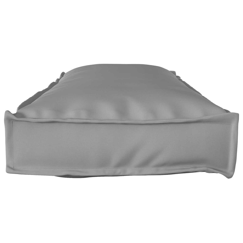 Afbeelding laden in galerijviewer, Vidaxl kussen grijs 120 x 40 x 8 cm oxford stof
