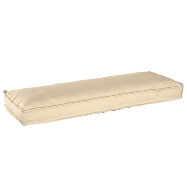 Vidaxl kussen beige 120 x 40 x 8 cm oxford stof