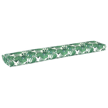 Vidaxl palet kussen bloemen bladpatroon 200 x 40 x 8 cm oxford stof