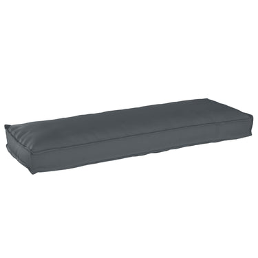 Vidaxl pallet kussen set 2 pcs antraciet 120 x 40 x 8 cm oxford stof