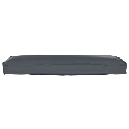 Vidaxl pallet kussen set 2 pcs antraciet 120 x 40 x 8 cm oxford stof