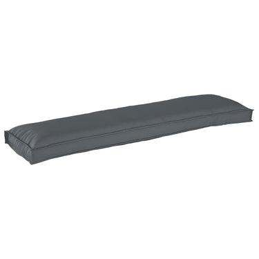 Vidaxl pallet kussen set 2 pcs antraciet 150 x 40 x 8 cm oxford stof