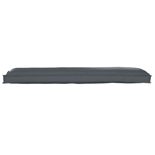 Vidaxl pallet kussen set 2 pcs antraciet 150 x 40 x 8 cm oxford stof