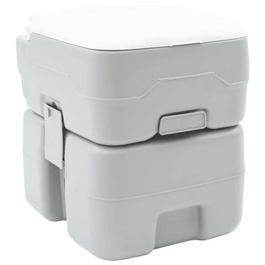 Vidaxl camping toilet grijs 41,5 x 36,5 x 42 cm