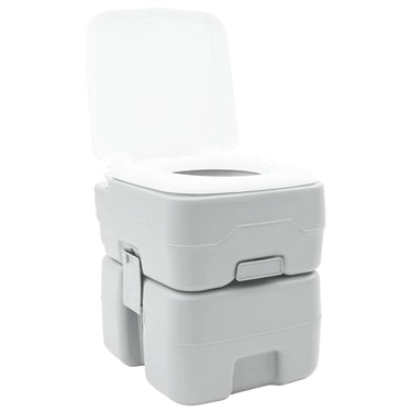 Vidaxl camping toilet grijs 41,5 x 36,5 x 42 cm